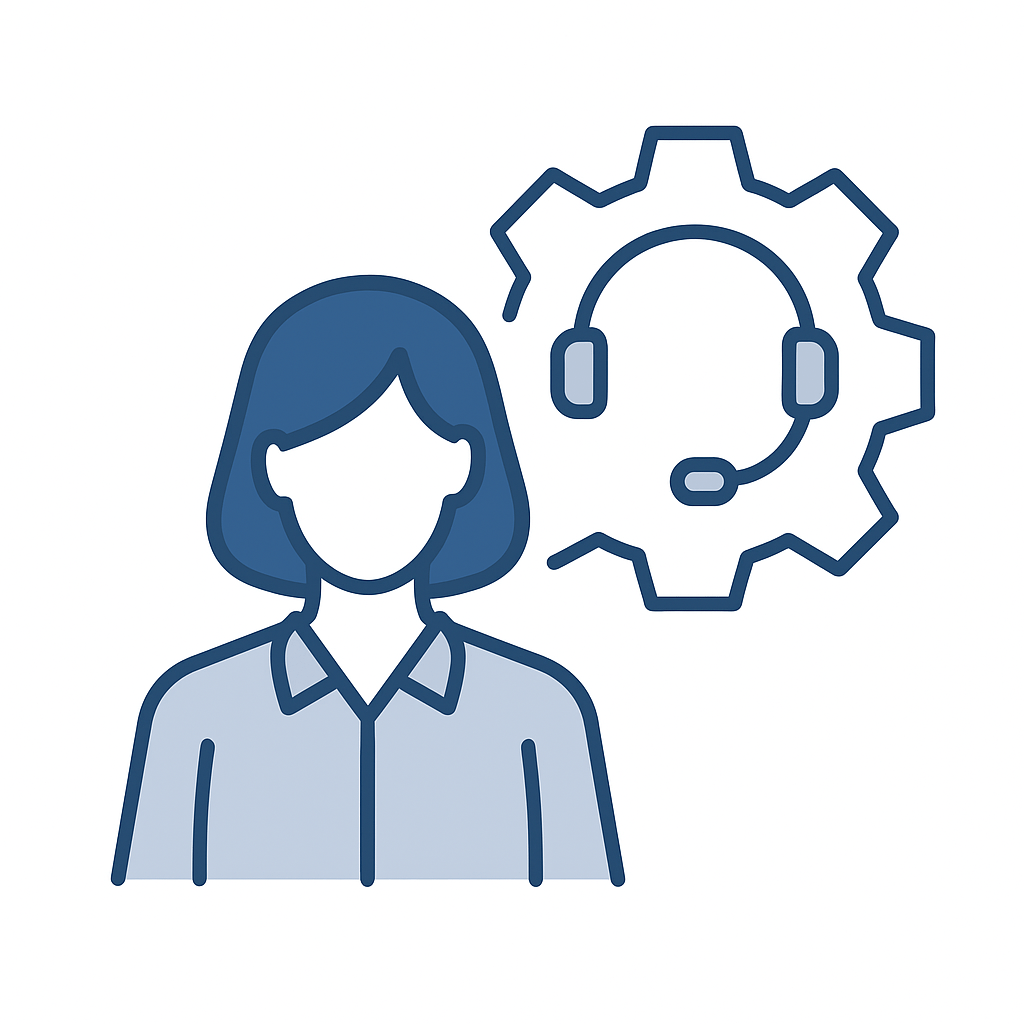 サポート体制イラスト